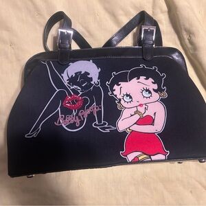 Betty Boop Black Handbag
